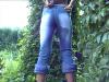 Voll gepisste Jeans....von hinten Voll gepisste Jeans....von hinten